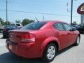 2008 Inferno Red Crystal Pearl Dodge Avenger SE  photo #5