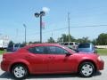 2008 Inferno Red Crystal Pearl Dodge Avenger SE  photo #6