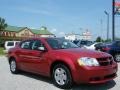 2008 Inferno Red Crystal Pearl Dodge Avenger SE  photo #7