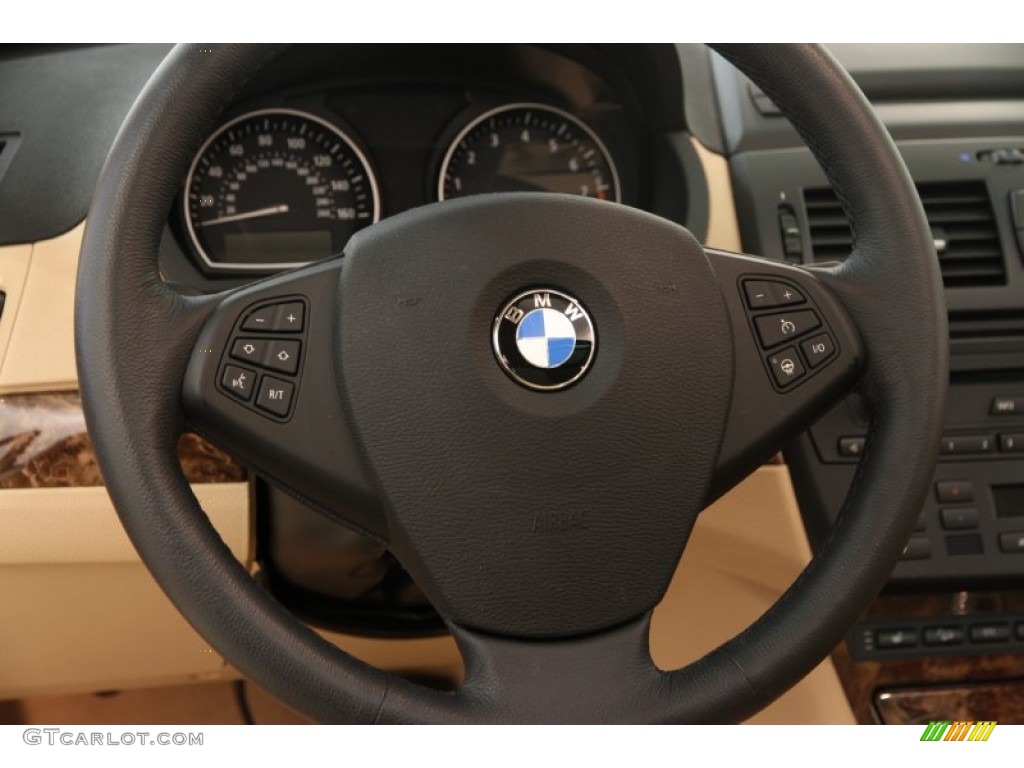 2008 X3 3.0si - Platinum Bronze Metallic / Sand Beige/Black Nevada Leather photo #7