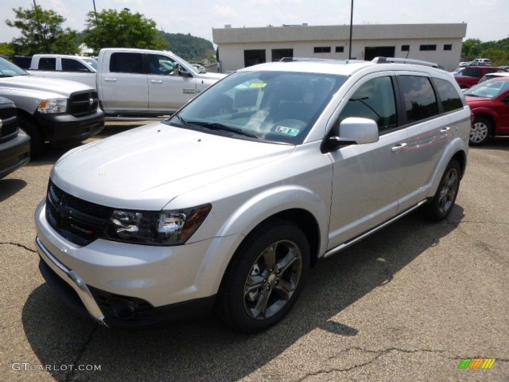2014 Journey Crossroad AWD - Bright Silver Metallic / Black photo #2