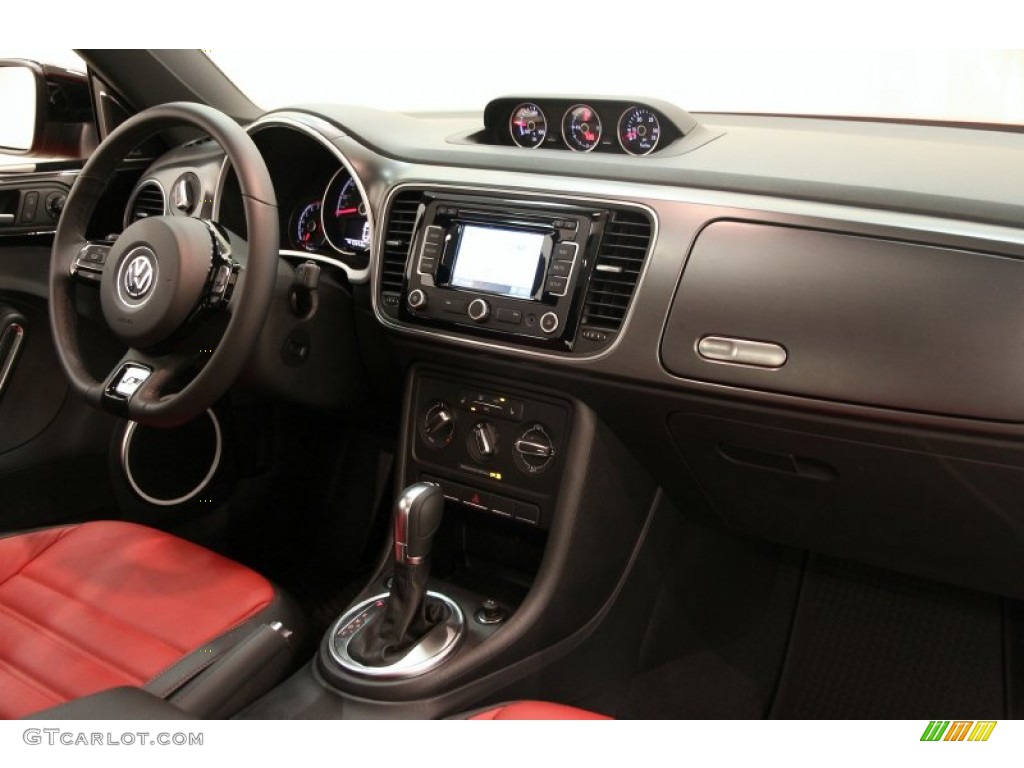 2014 Volkswagen Beetle R-Line Red/Black Dashboard Photo #95975009