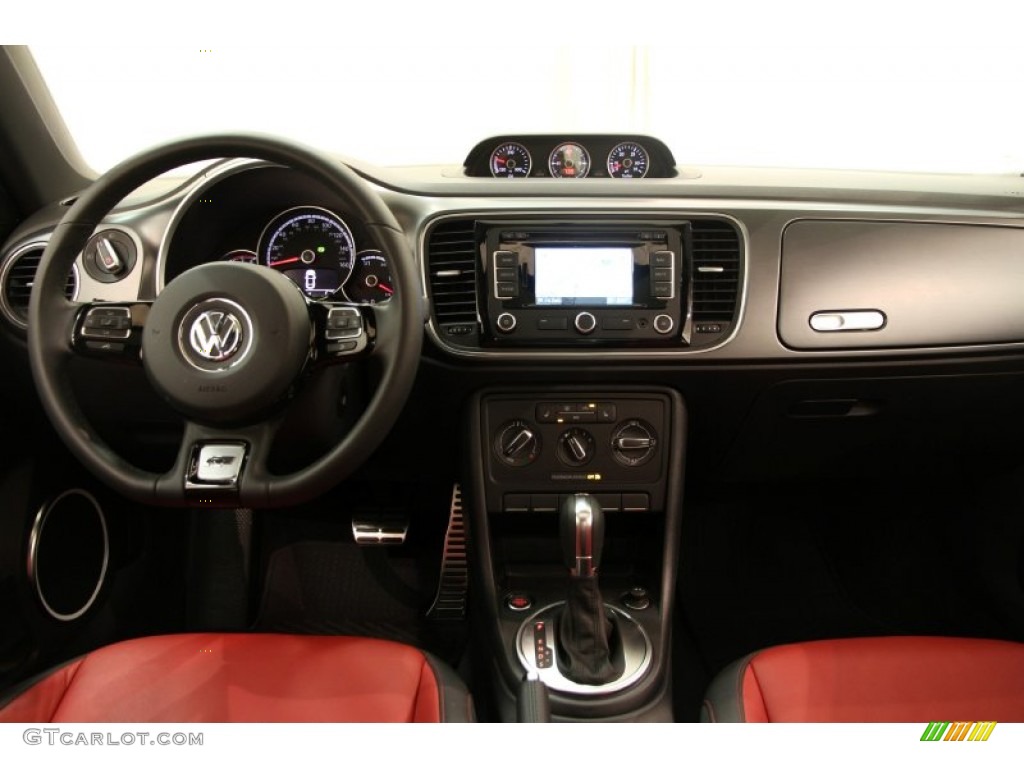 2014 Volkswagen Beetle R-Line Red/Black Dashboard Photo #95975069