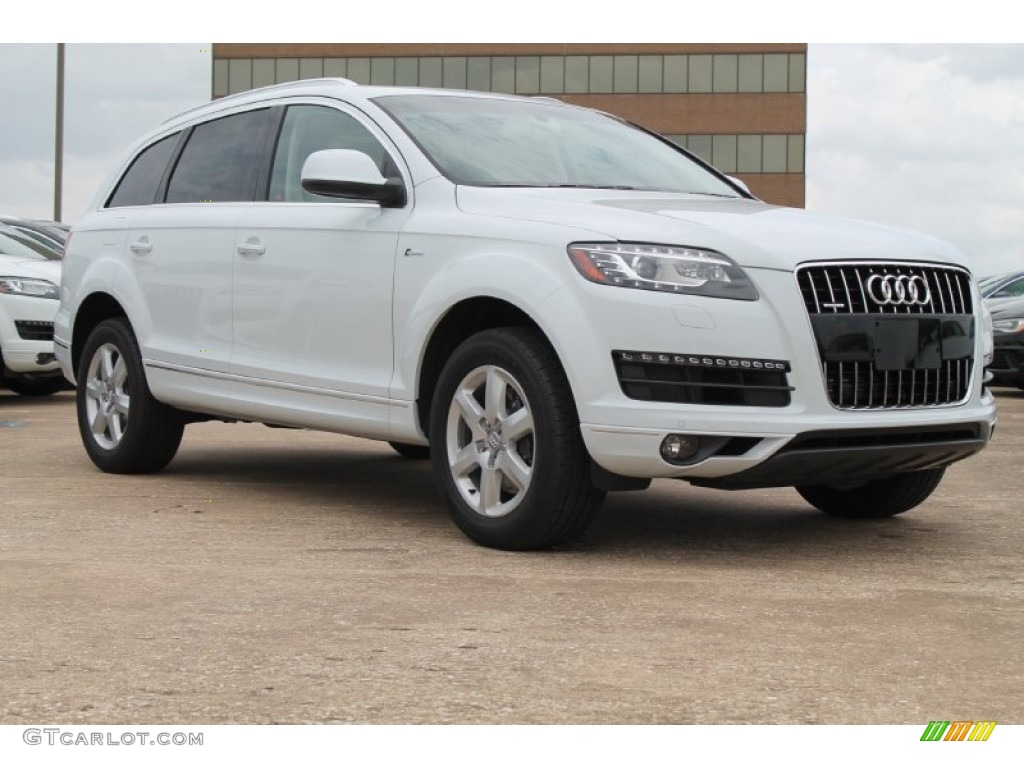 2015 Q7 3.0 Premium Plus quattro - Glacier White Metallic / Cardamom Beige photo #1