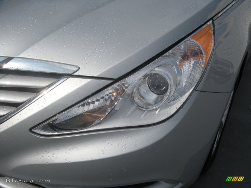 2012 Sonata GLS - Radiant Silver / Gray photo #9