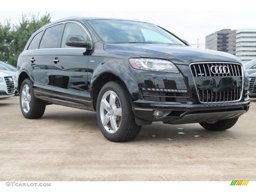 Night Black 2015 Audi Q7 3.0 Premium Plus quattro Exterior Photo #95977877