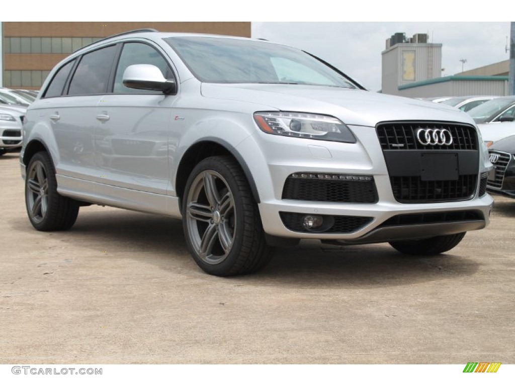 Ice Silver Metallic 2015 Audi Q7 3.0 Prestige quattro Exterior Photo #95978448
