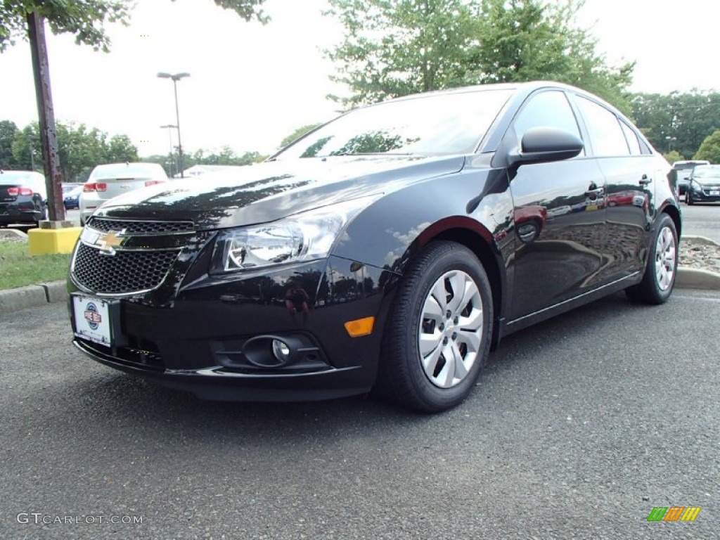 2014 Cruze LS - Black Granite Metallic / Jet Black/Medium Titanium photo #1