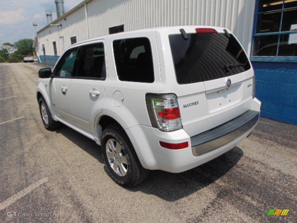 2008 Mariner V6 4WD - Oxford White / Black photo #6