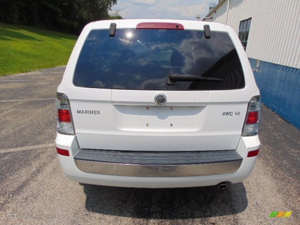 2008 Mariner V6 4WD - Oxford White / Black photo #7