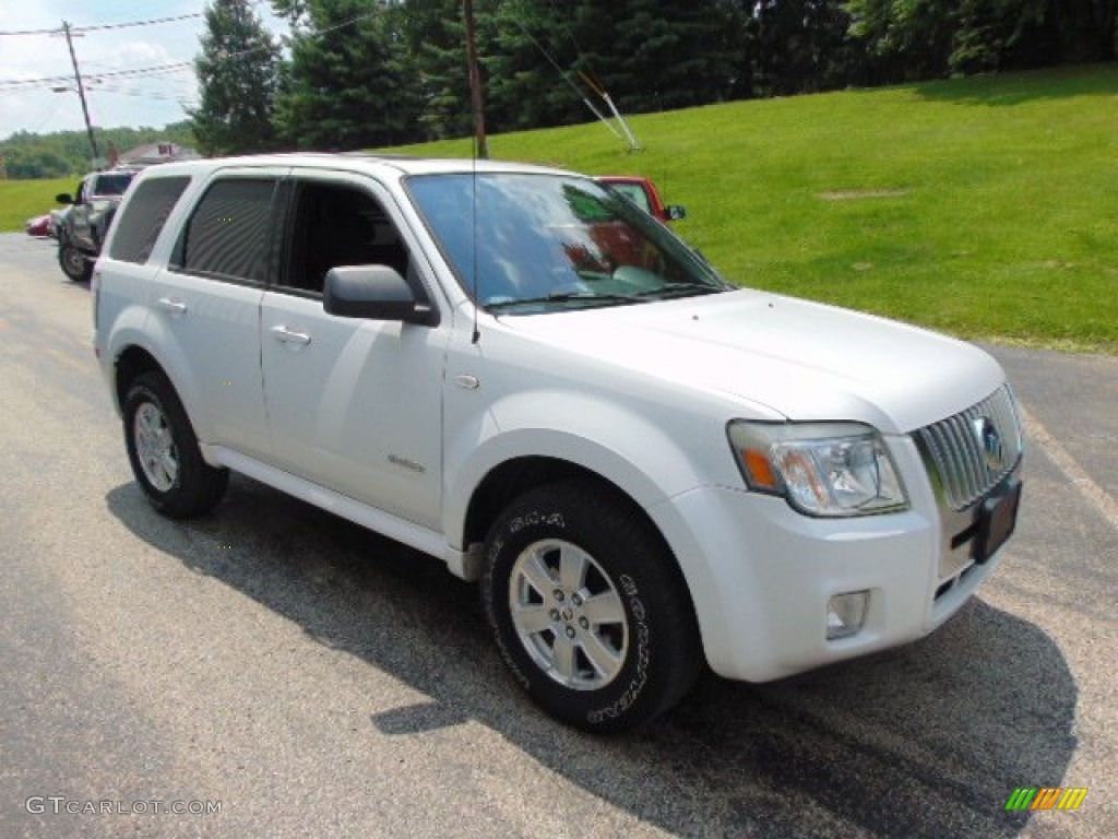 2008 Mariner V6 4WD - Oxford White / Black photo #10