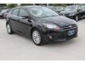 2013 Tuxedo Black Ford Focus Titanium Hatchback  photo #1