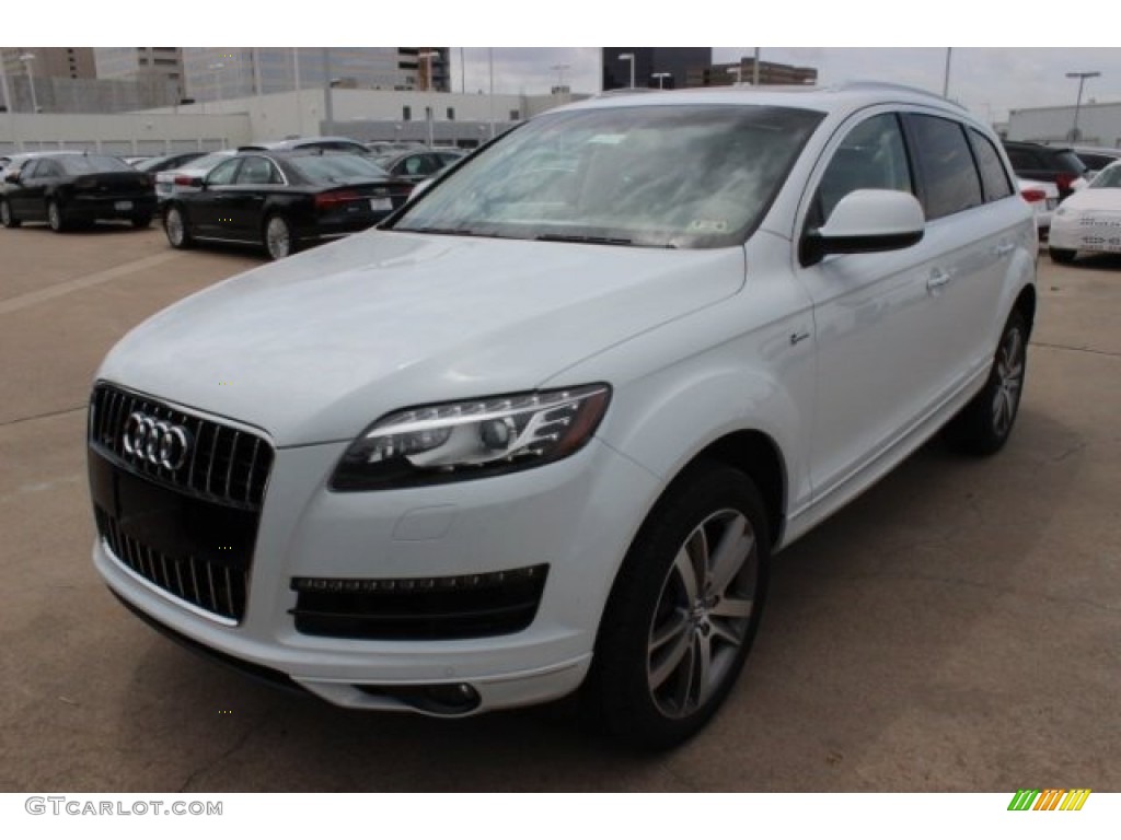 Glacier White Metallic 2015 Audi Q7 3.0 Premium Plus quattro Exterior Photo #95985430
