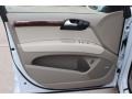 Cardamom Beige 2015 Audi Q7 3.0 Premium Plus quattro Door Panel