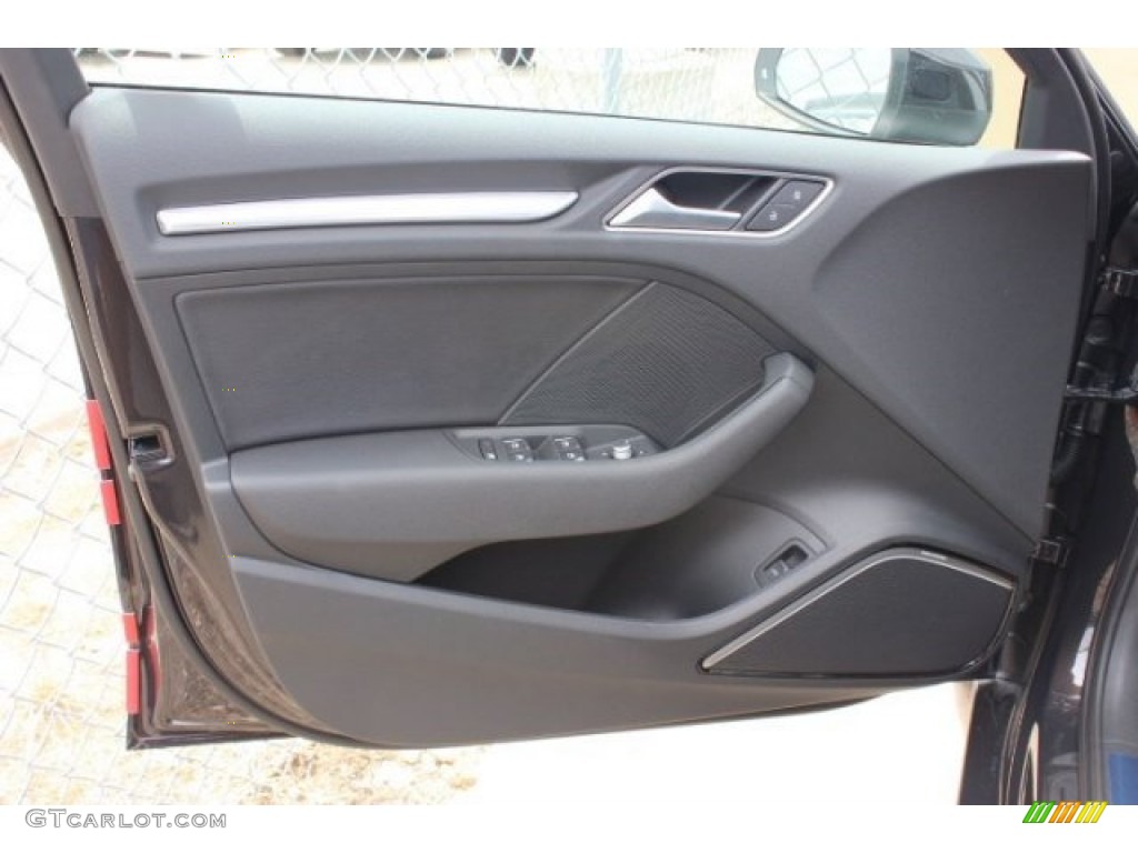 2015 Audi A3 1.8 Premium Plus Black Door Panel Photo #95986249