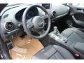 Black 2015 Audi A3 1.8 Premium Plus Interior Color