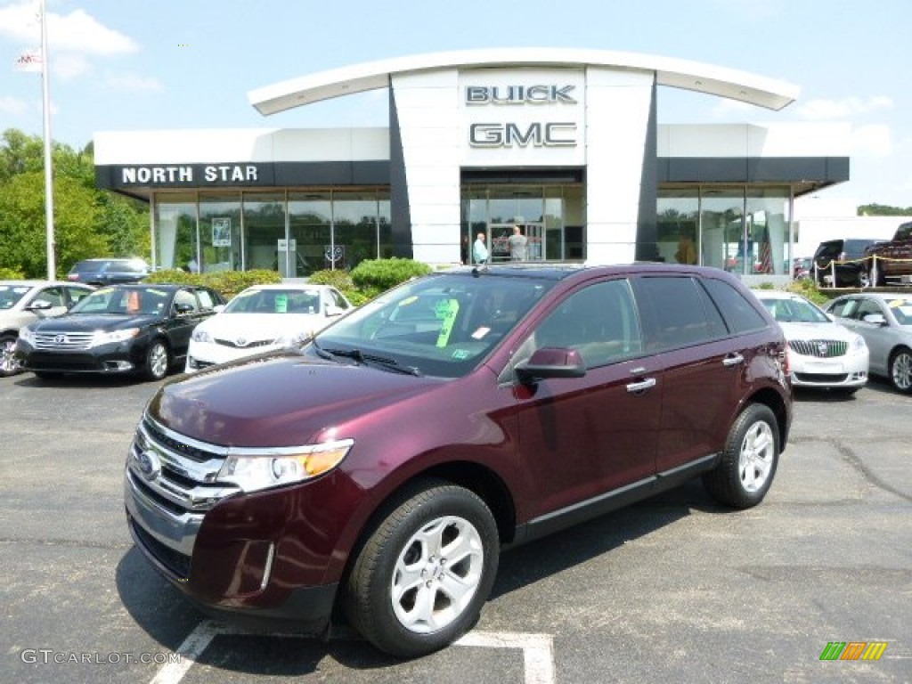 2011 Edge SEL - Bordeaux Reserve Red Metallic / Charcoal Black photo #1