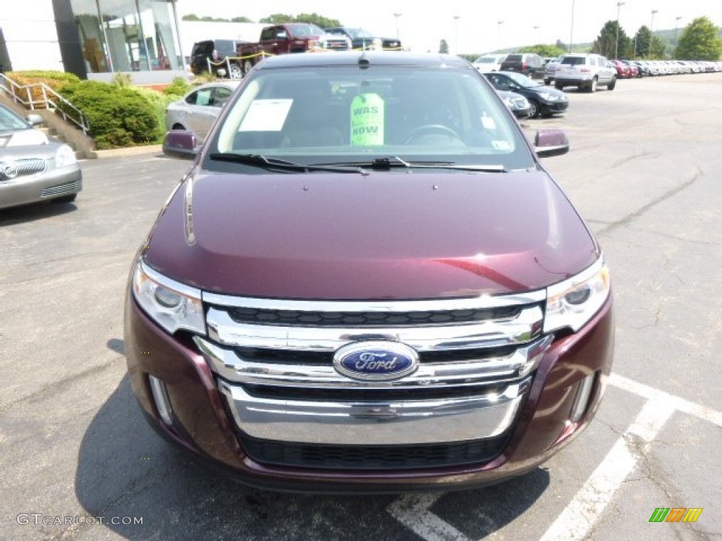 2011 Edge SEL - Bordeaux Reserve Red Metallic / Charcoal Black photo #2