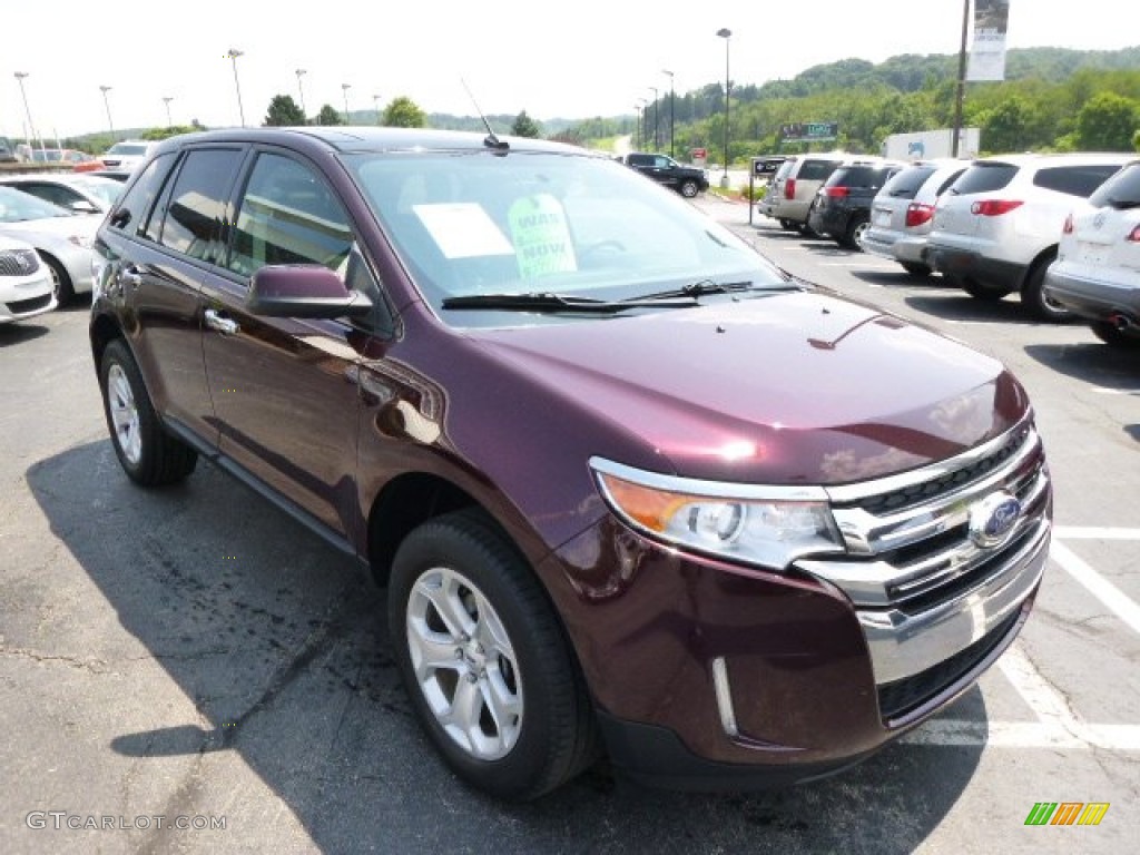 2011 Edge SEL - Bordeaux Reserve Red Metallic / Charcoal Black photo #3