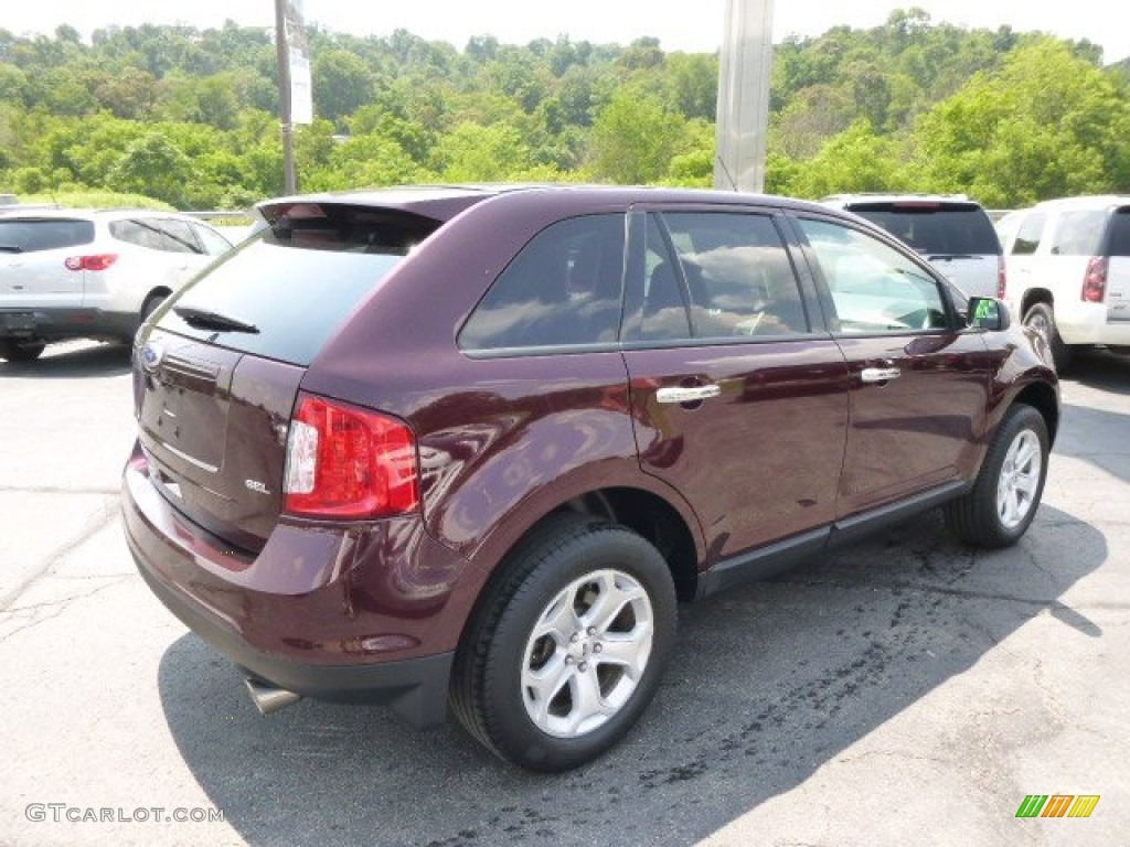 2011 Edge SEL - Bordeaux Reserve Red Metallic / Charcoal Black photo #5