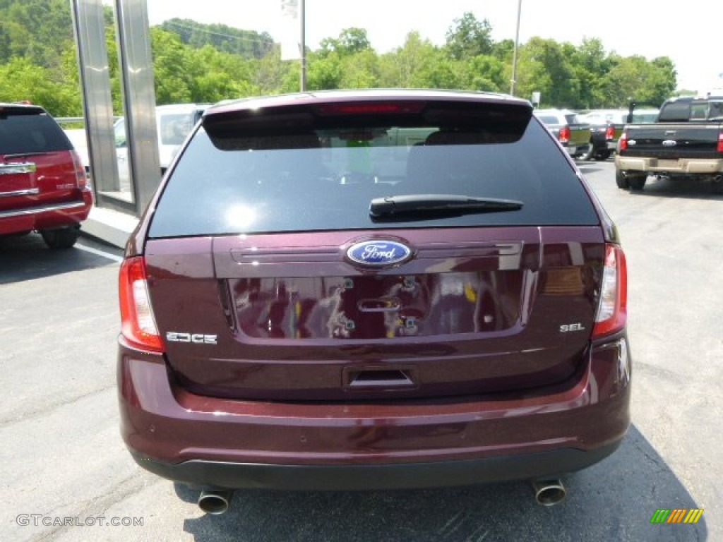 2011 Edge SEL - Bordeaux Reserve Red Metallic / Charcoal Black photo #6