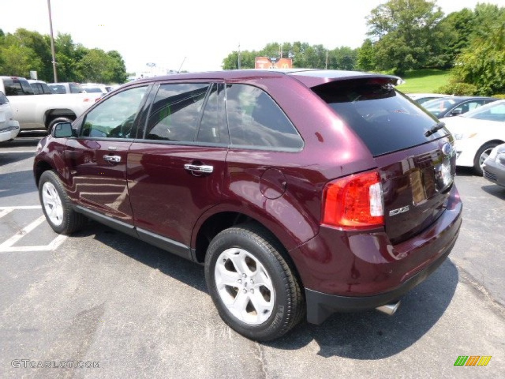 2011 Edge SEL - Bordeaux Reserve Red Metallic / Charcoal Black photo #7