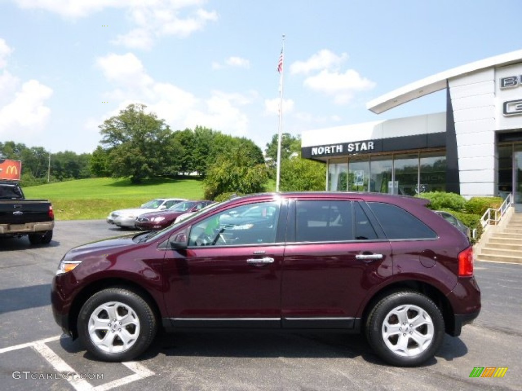 2011 Edge SEL - Bordeaux Reserve Red Metallic / Charcoal Black photo #8