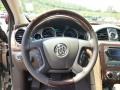 2015 Buick Enclave Choccachino/Cocoa Interior Steering Wheel Photo