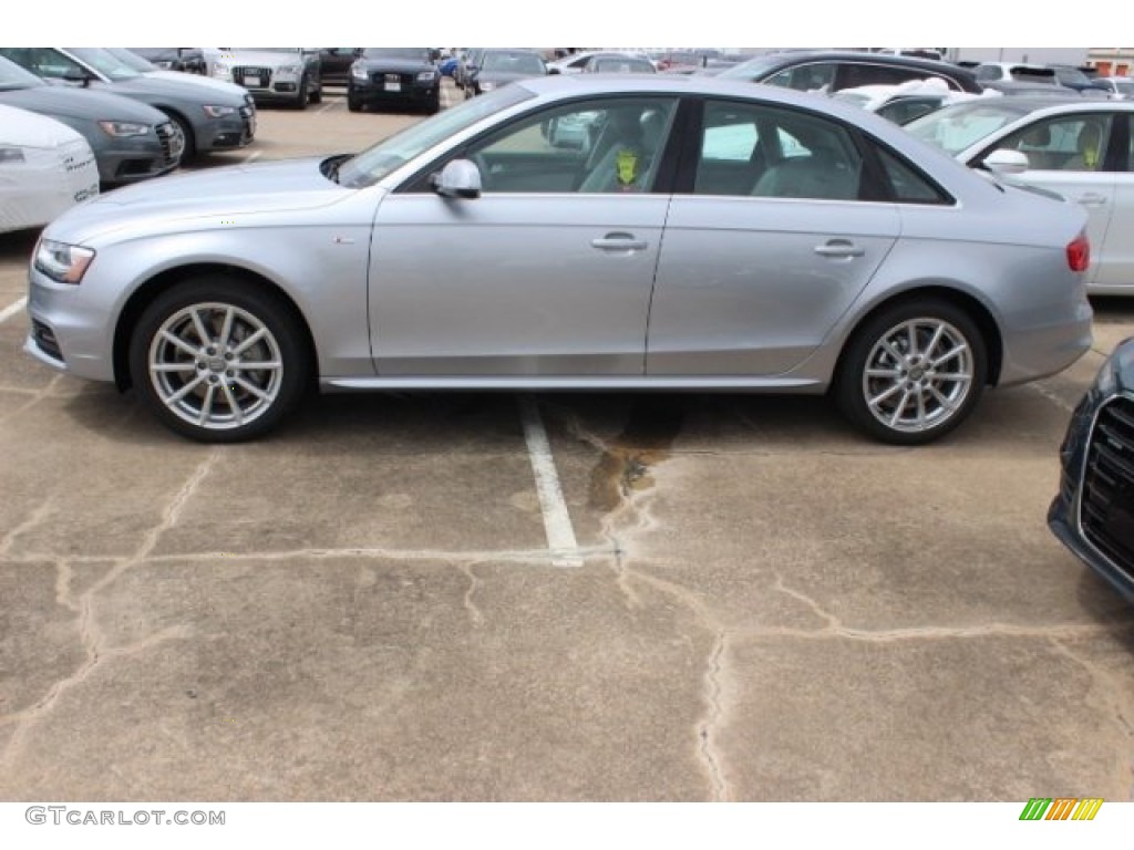 2015 A4 2.0T Premium Plus quattro - Florett Silver Metallic / Titanium Gray/Black photo #4