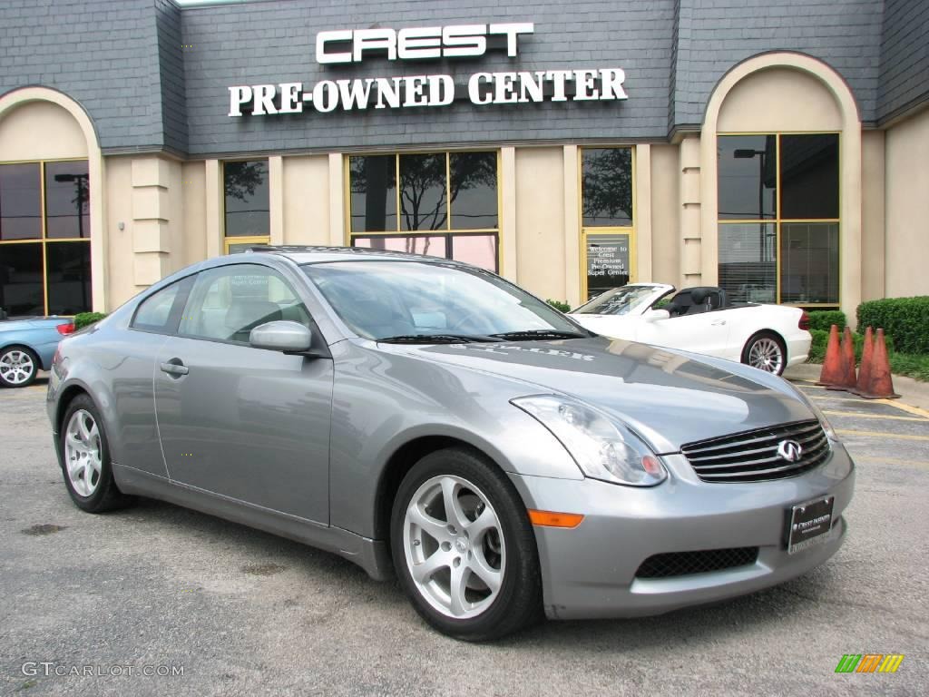 2005 G 35 Coupe - Diamond Graphite Metallic / Stone photo #1