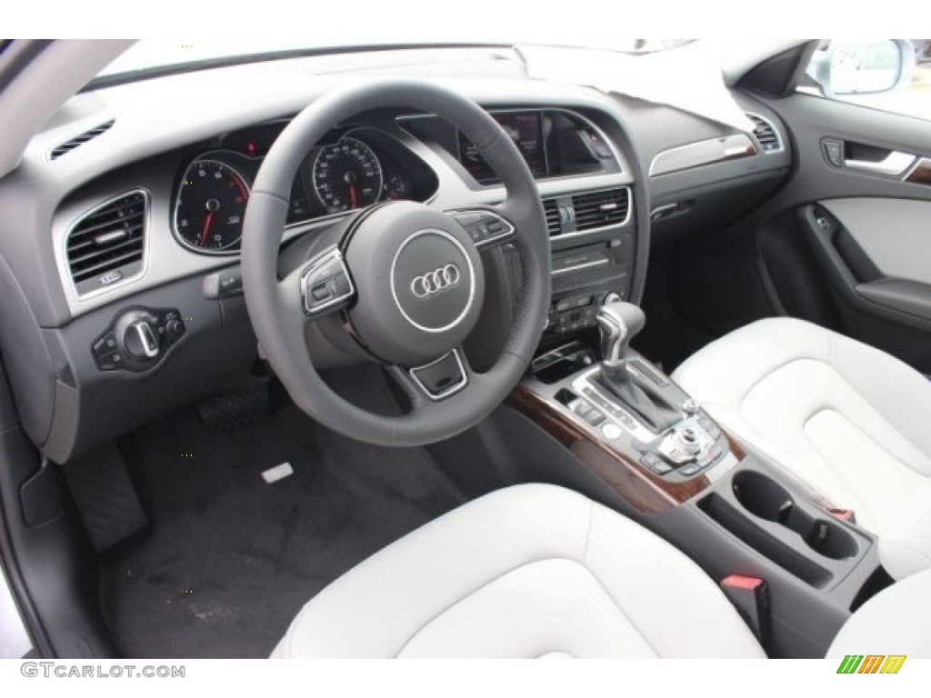 2015 A4 2.0T Premium Plus quattro - Florett Silver Metallic / Titanium Gray/Black photo #12