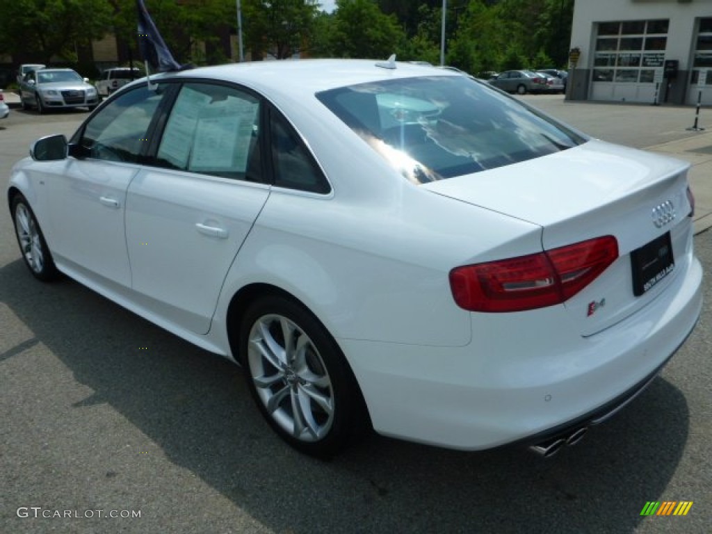 2014 S4 Premium plus 3.0 TFSI quattro - Ibis White / Black/Lunar Silver photo #3
