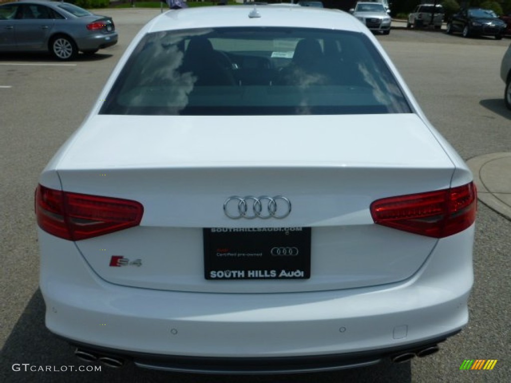 2014 S4 Premium plus 3.0 TFSI quattro - Ibis White / Black/Lunar Silver photo #4