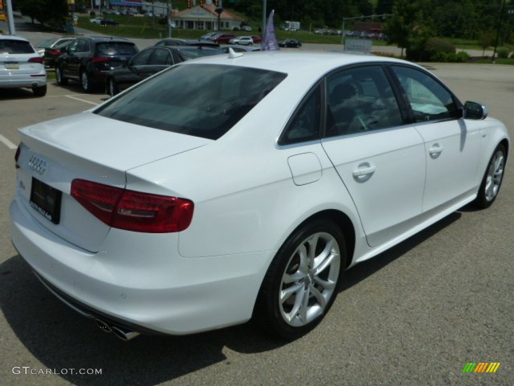 2014 S4 Premium plus 3.0 TFSI quattro - Ibis White / Black/Lunar Silver photo #5