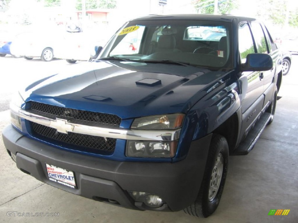 2003 Avalanche 1500 4x4 - Arrival Blue / Dark Charcoal photo #22
