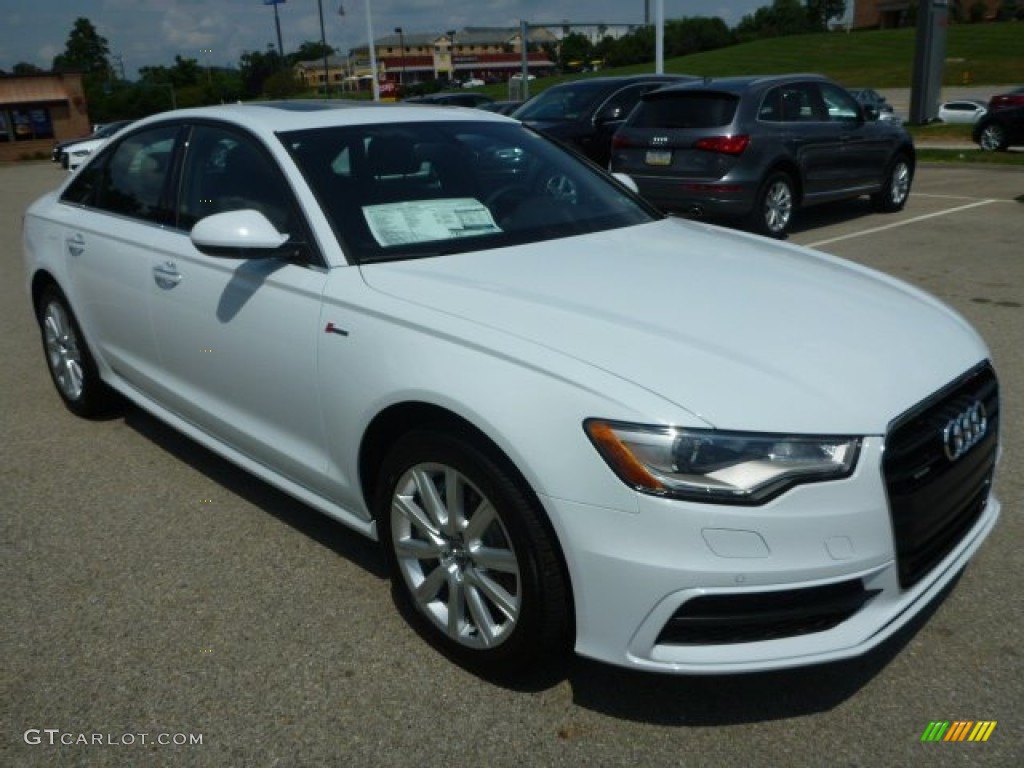 Glacier White Metallic 2015 Audi A6 3.0T Premium Plus quattro Sedan Exterior Photo #95996619