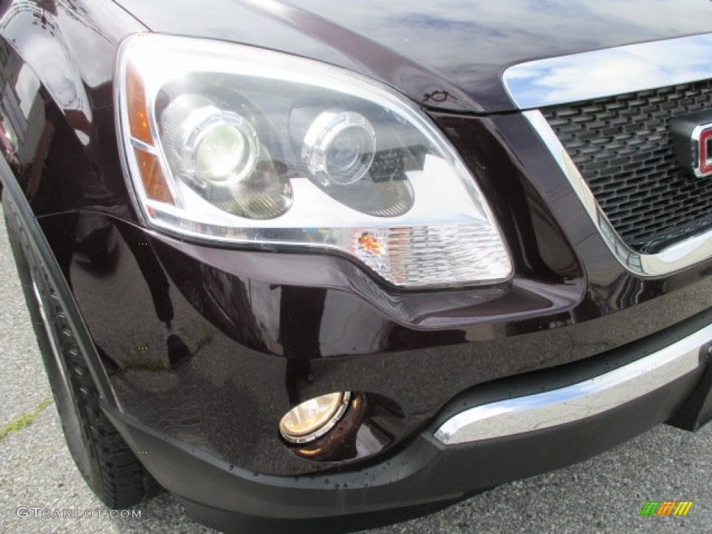 2008 Acadia SLT AWD - Dark Crimson Red Metallic / Ebony photo #30