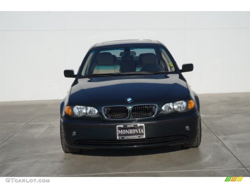 2003 3 Series 325i Sedan - Oxford Green Metallic / Sand photo #7