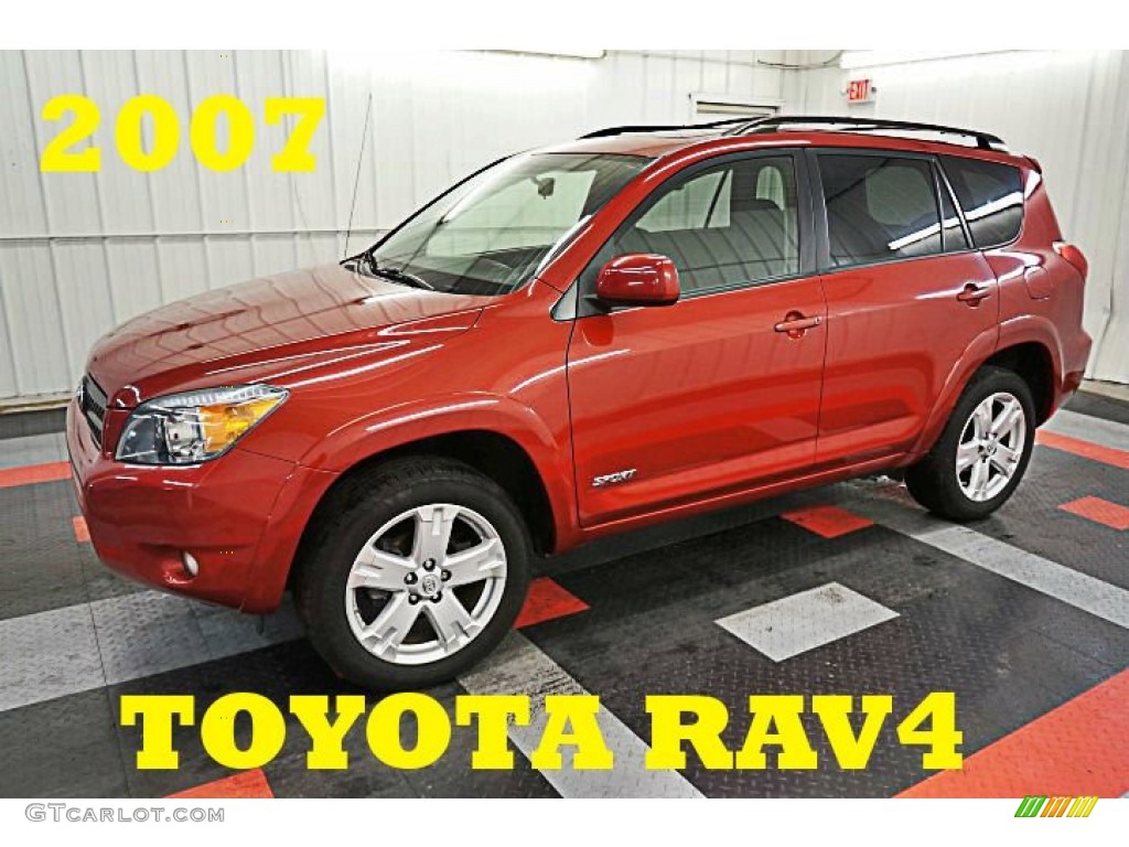 Barcelona Red Pearl Toyota RAV4