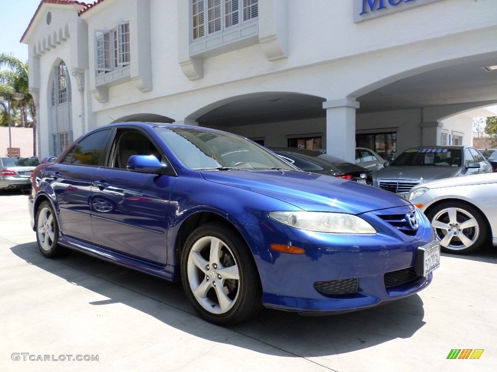 2005 MAZDA6 i Sport Sedan - Lapis Blue Metallic / Black photo #1