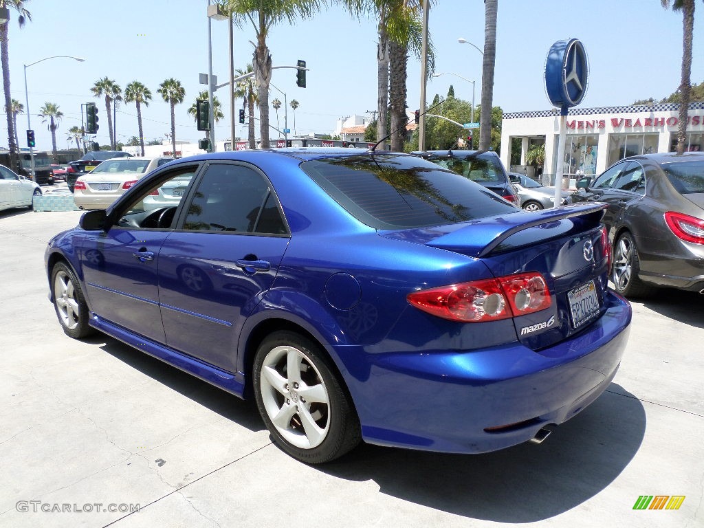 2005 MAZDA6 i Sport Sedan - Lapis Blue Metallic / Black photo #4