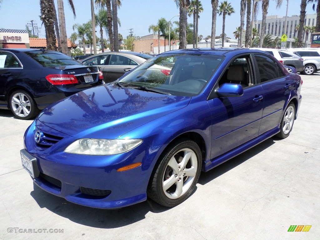 2005 MAZDA6 i Sport Sedan - Lapis Blue Metallic / Black photo #5