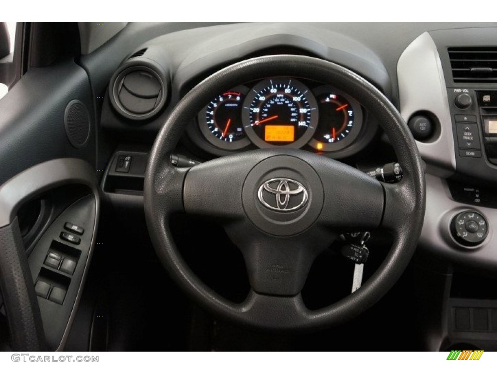 2007 Toyota RAV4 Sport Dark Charcoal Steering Wheel Photo #96001836