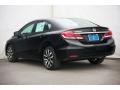 2014 Crystal Black Pearl Honda Civic EX-L Sedan  photo #2