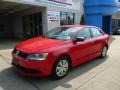 2012 Tornado Red Volkswagen Jetta S Sedan  photo #1