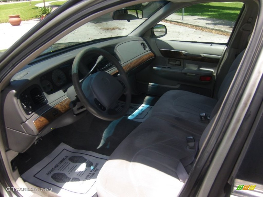 1999 Grand Marquis GS - Medium Grey Metallic / Light Graphite photo #7