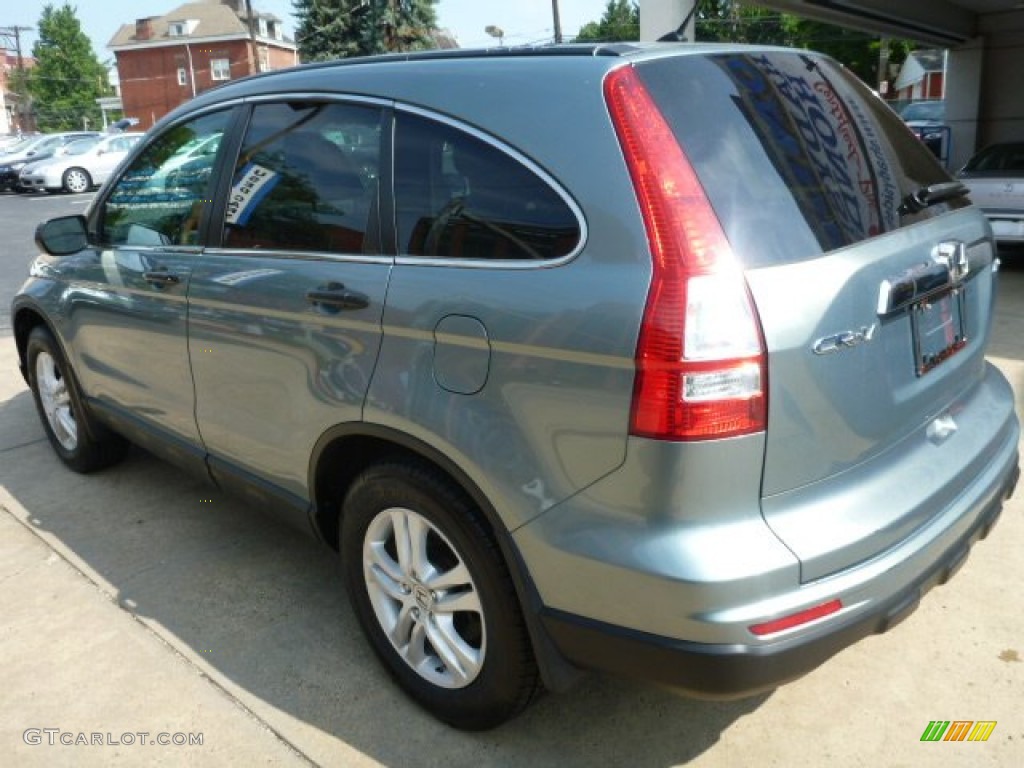 2011 CR-V EX 4WD - Opal Sage Metallic / Ivory photo #10