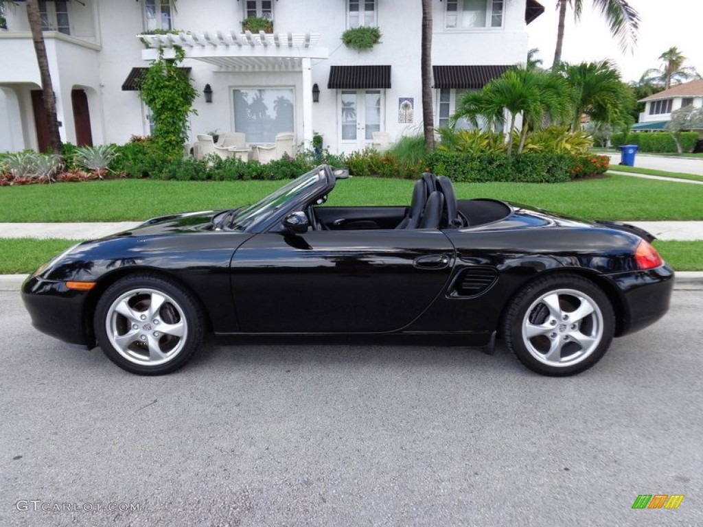 Black 2002 Porsche Boxster Standard Boxster Model Exterior Photo #96006150