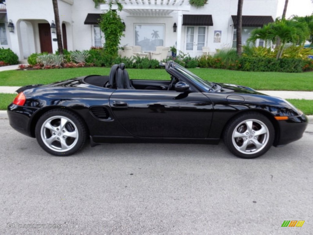 Black 2002 Porsche Boxster Standard Boxster Model Exterior Photo #96006273
