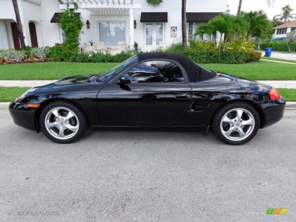 Black 2002 Porsche Boxster Standard Boxster Model Exterior Photo #96006720